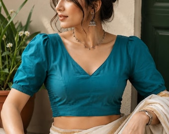 Cotton blouses dailywear half sleeves