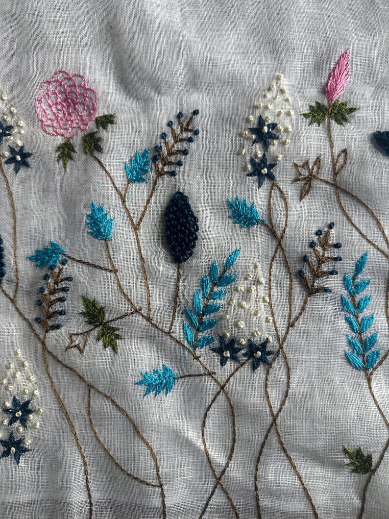 embroidered