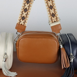 Leather Crossbody Bag for Women, Belly Bag with Strap, Genuine Leather Shoulder Bag, Travel Belt Bag.