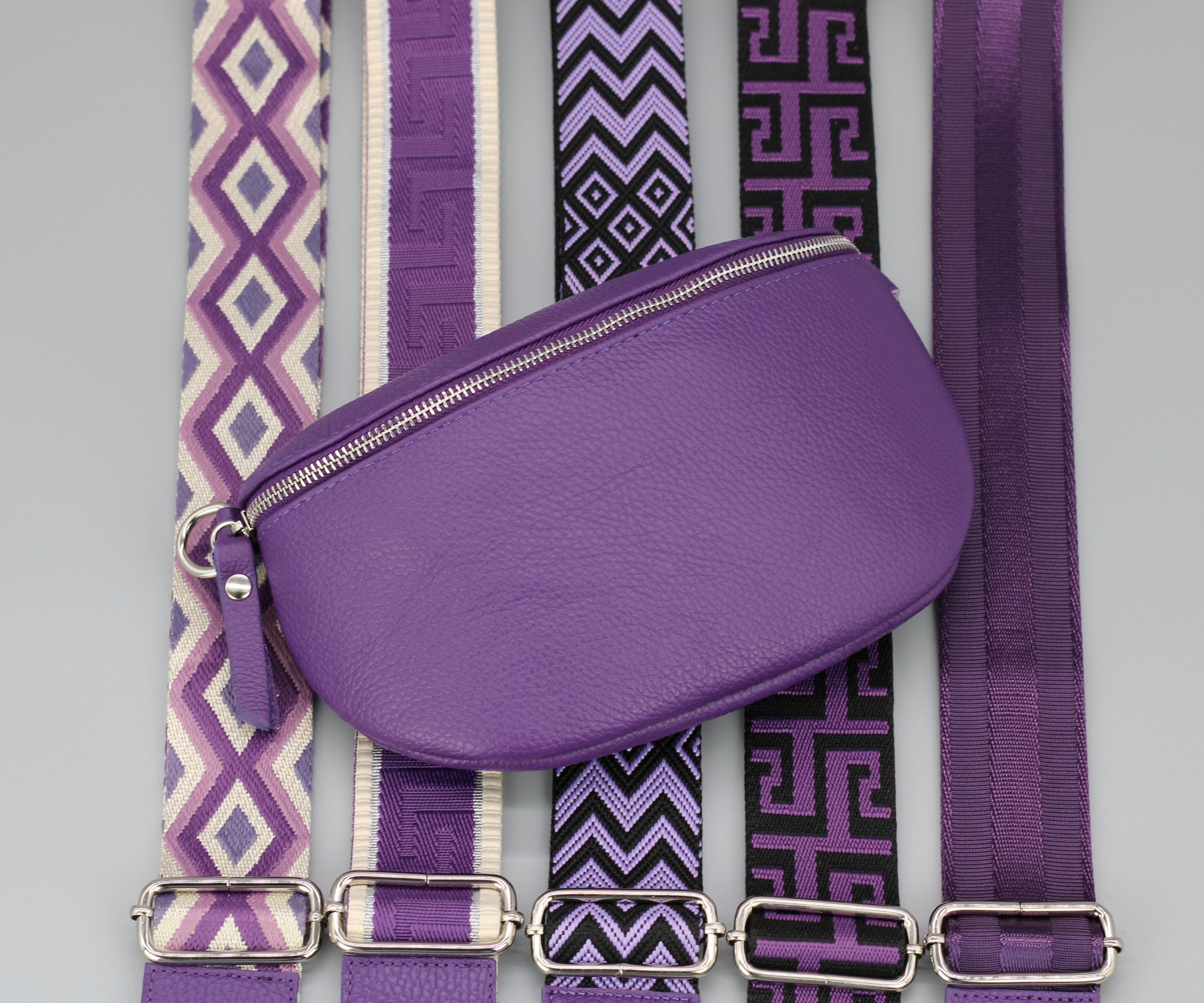 Designer Purse Strap - Purple Bohemiam – MY FAVE STRAPS