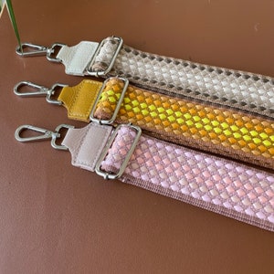 Patterned Strap for Bags, Wide Strap Shoulder Strap, camera bag straps,  Fabric Bag Strap