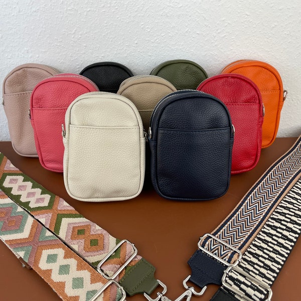 Mini Leather Crossbody Bag Etsy