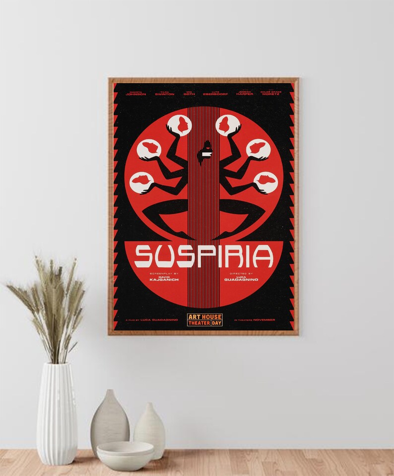 Vintage Suspir Poster Horror Gifts Vintage Movie Horror Poster Etsy