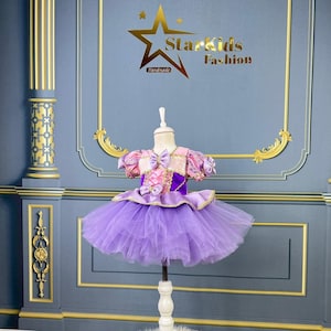 Rapunzel Princess Tutu Dress: Birthday Costume