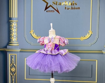 Rapunzel Princess Tutu Dress: Birthday Costume