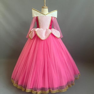 Sleeping Beauty Costume, Princess Aurora Costume Toddler, Princess Aurora Birthday Dress, Sleeping Beauty Inspired Pink Dress,Aurora Cosplay