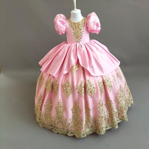 Pink Cinderella Dress, Princess Dress, Cinderella Dress Toddler, Cinderella Costume Girls, Cinderella Birthday Outfit, Cinderella Prom Dress