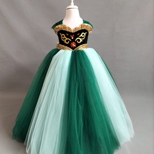 Anna Princess Girl Dress, Anna Baby Costume, Frozen Anna Princess Baby Girl Dress, Anna Themed Birthday Party Dress, Anna Birthday Costume
