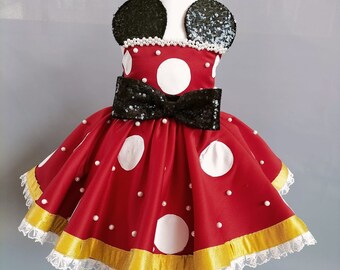Minnie Mouse Sequin Costume Dress: Birthday Party Outfit