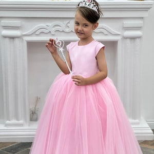 Pink Tulle Princess Dress: Toddler Cinderella Costume - Etsy