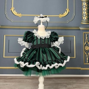 Haunted Mansion Costume for Toddler Halloween Haunted Mansion Maid Outfit Baby Halloween Costume Disney Halloween