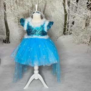Elsa Baby Dress, Elsa Toddler Costume, Frozen Costume, Baby Girl Dress, Frozen Birthday Dress, Elsa Costume, Elsa Inspired Dress, Costplay