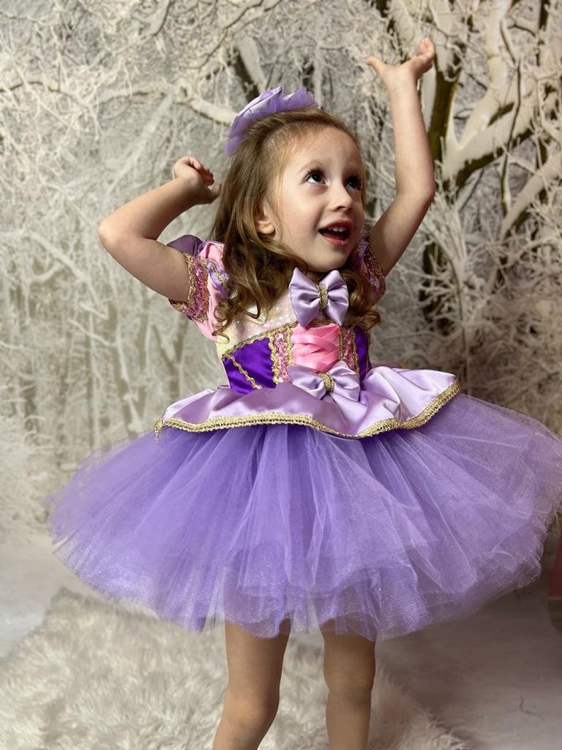 Rapunzel Costume Princess Rapunzel Dress Rapunzel Baby Girl Etsy