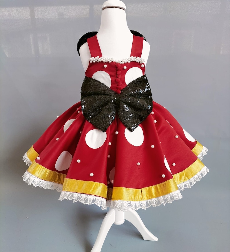 Minnie Mouse Costume Toddler Minnie Mouse Dress for Girls Etsy
