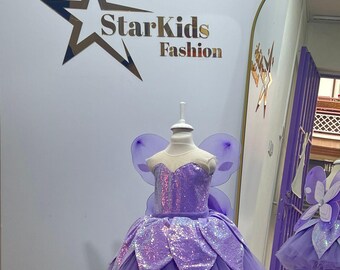 purple tinkerbell dress Costume Gallery Halloween Fairy TinkerBell Princess Dance Recital Dress Girl's L