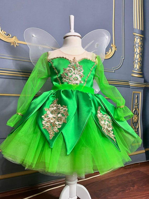 light green tinkerbell dress Tinkerbell Dress Up Costume main image 1