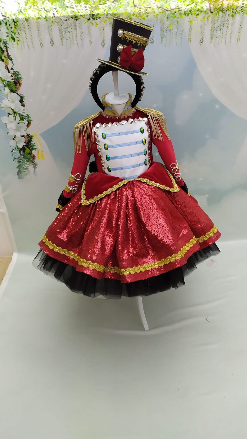 Girl Nutcracker Costume Girl Circus Outfit Soldier Etsy