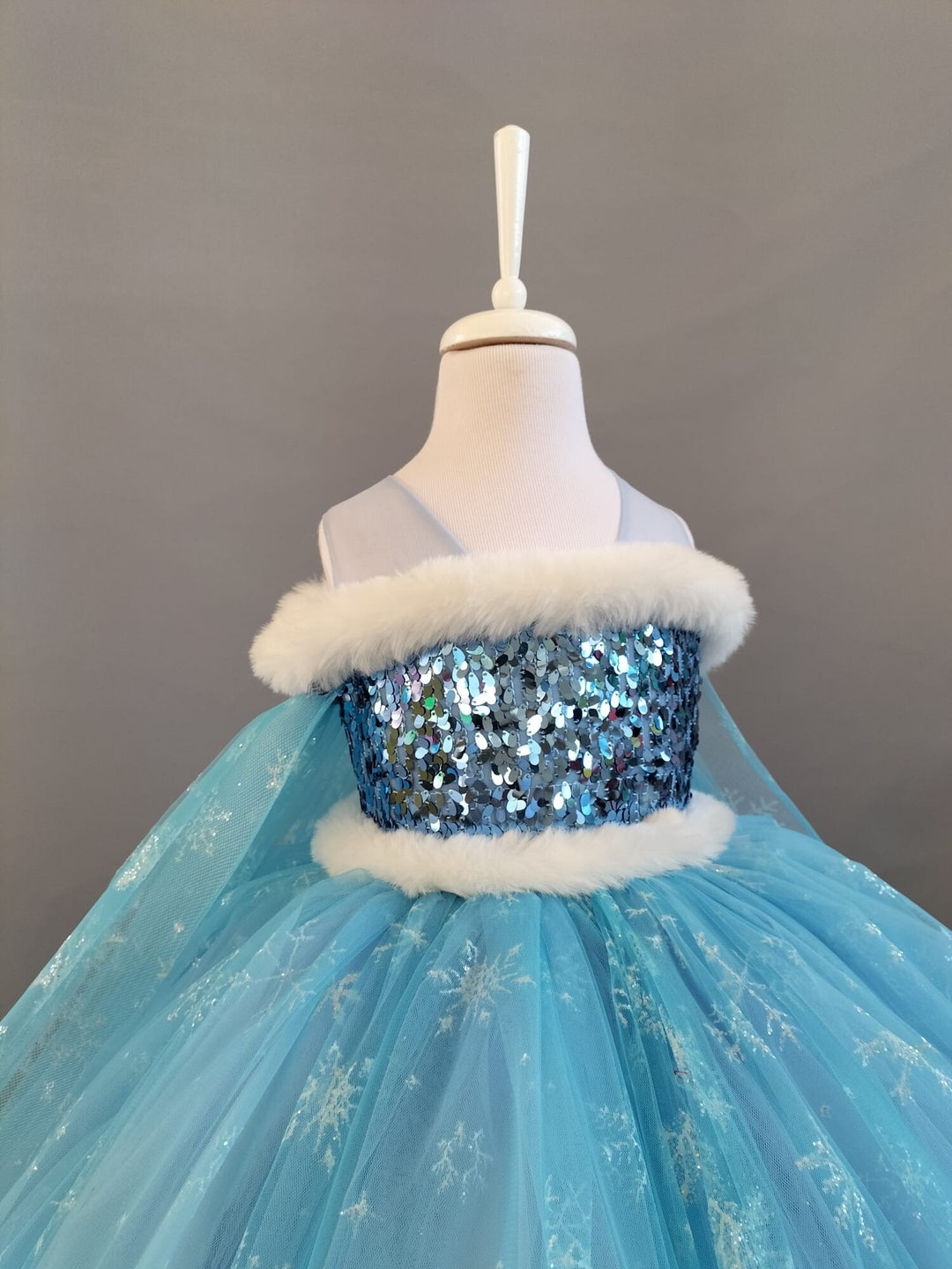 Elsa Costume for Girls, Frozen Elsa Birthday Costume, Elsa Costume