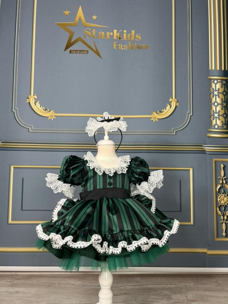 Haunted Mansion Costume for Toddler Halloween Haunted Mansion Maid Outfit Baby Halloween Costume Disney Halloween