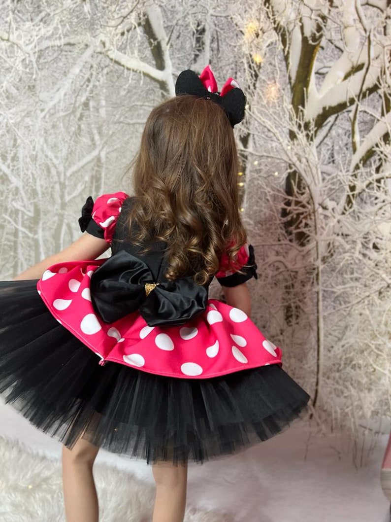 Minnie Mouse Dress Toddler Minnie Mouse Costume for Girls Etsy