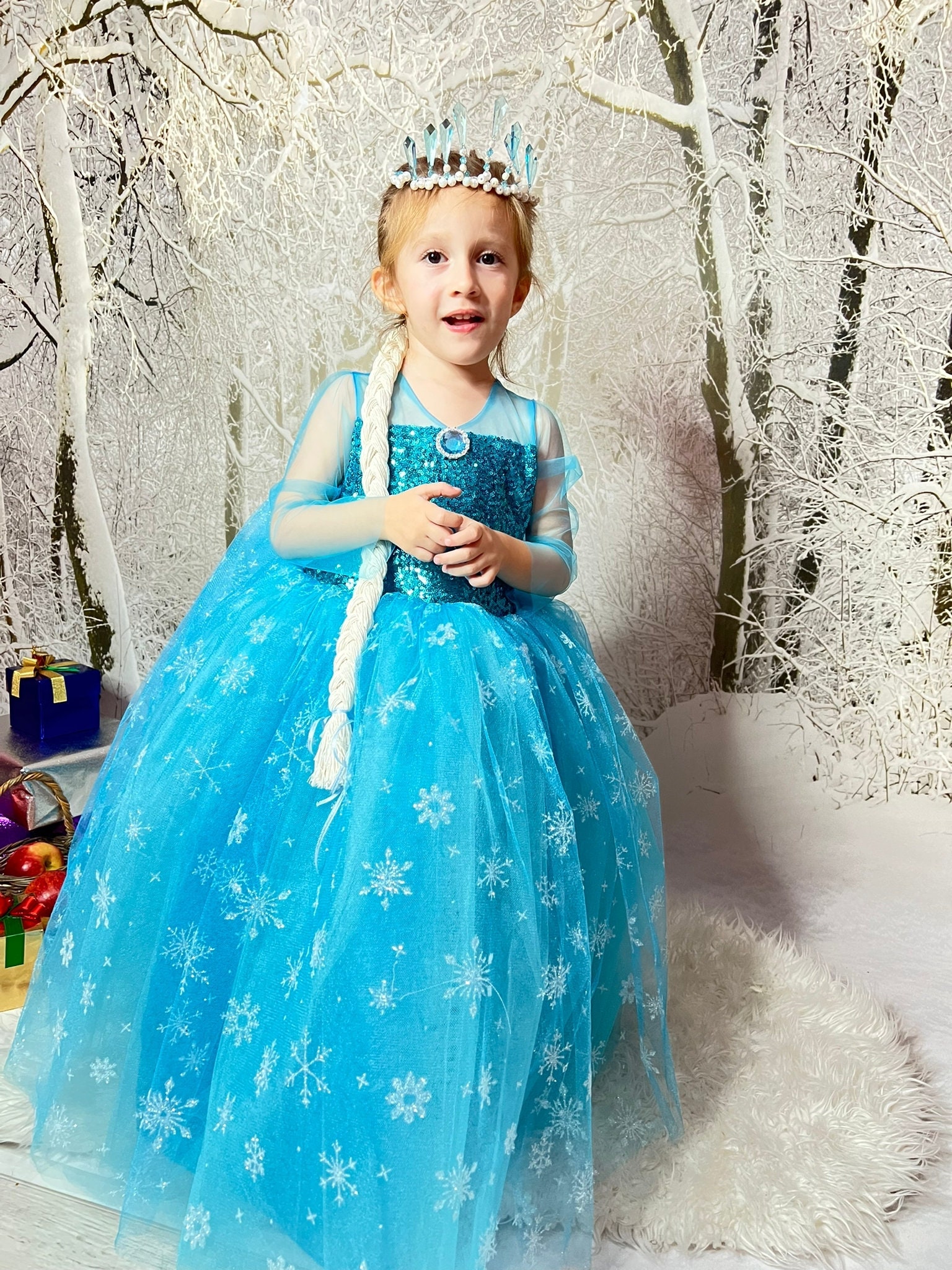 Buy Princess Frozen Dress . Baby Girl Dress. Princess Elsa Dress. Elsa Dress.  for Special Occasion. Handmade Online in India - Etsy