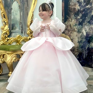 Cinderella Costume for Toddlers- Princess Dress Girls, Cinderella Cosplay, Halloween Costume, Cinderella Party Dress, Toddler Birthday Dress