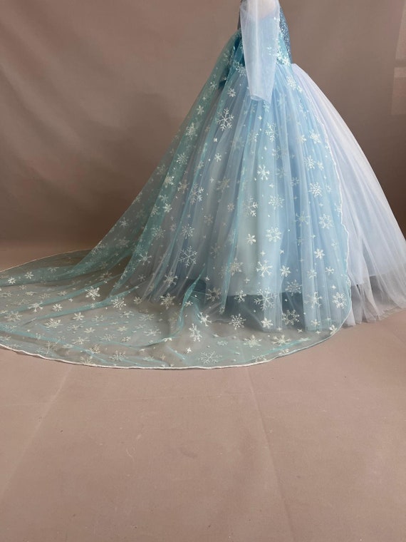 long sleeve elsa dress Disney Frozen Girl's Elsa Long Sleeve Dress, Knee Length Casual Clothing  for Kids