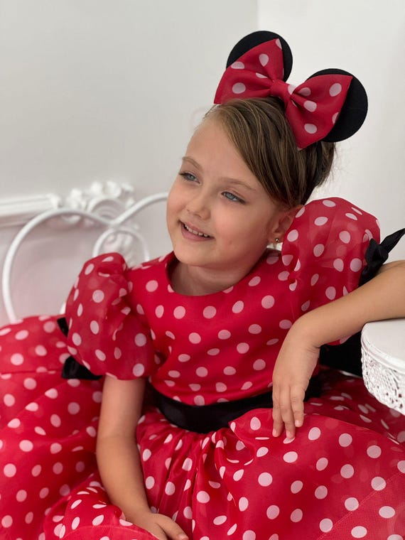 open lace back dress Amazon.com: Party City Minnie Mouse Costume for Women - Disney Costume  Includes Dress, & Minnie Ear Headband