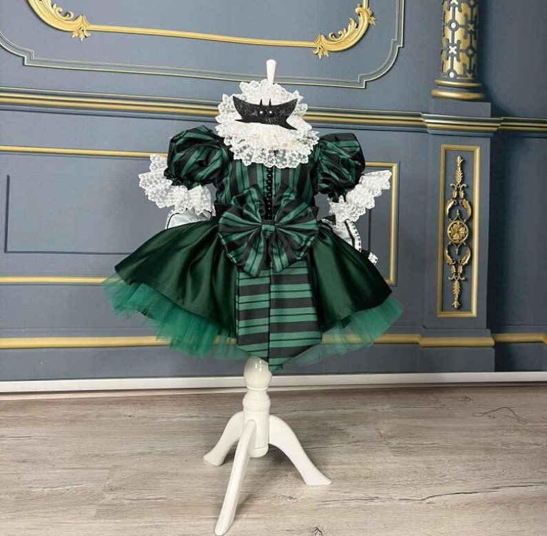 Haunted Mansion Costume for Toddler Halloween Haunted Mansion Maid Outfit Baby Halloween Costume Disney Halloween