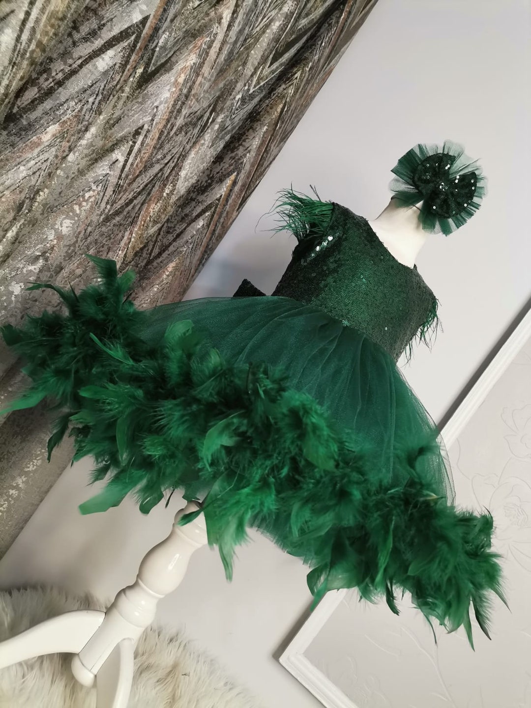 Emerald Green Dress Toddler, Emerald Green Bride Dress, Emerald Green
