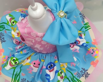 Toddler Mermaid Tutu Dress: Baby Girl Birthday Outfit