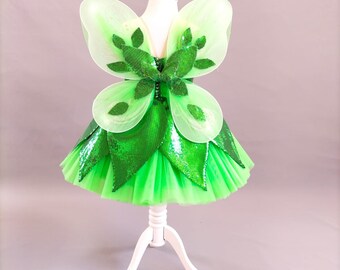 Tinkerbell Costume: Sequin Fairy Dress for Toddlers - Etsy