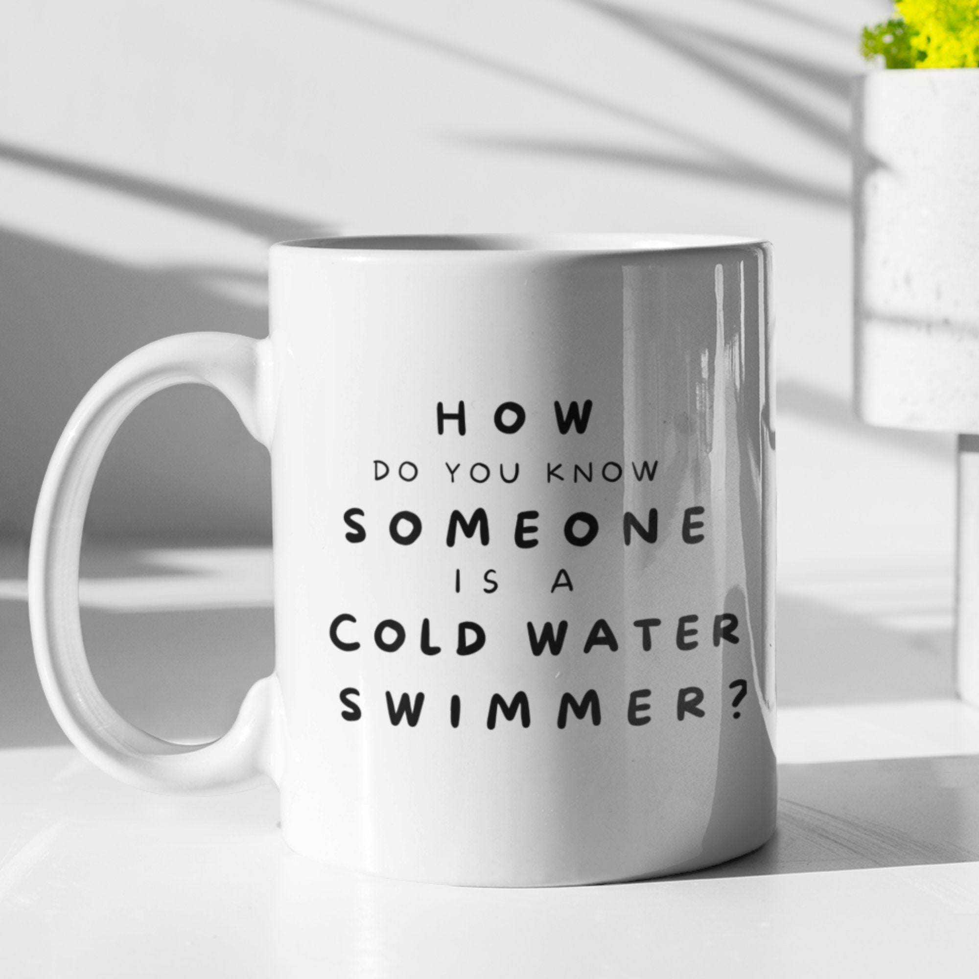 Cold Water Swimming Mug Funny Swimming Gift Wild Swimmers Mug Gift for