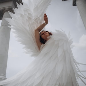 women's flowy angel dress Angel wings Dress | Angel Dress for Women