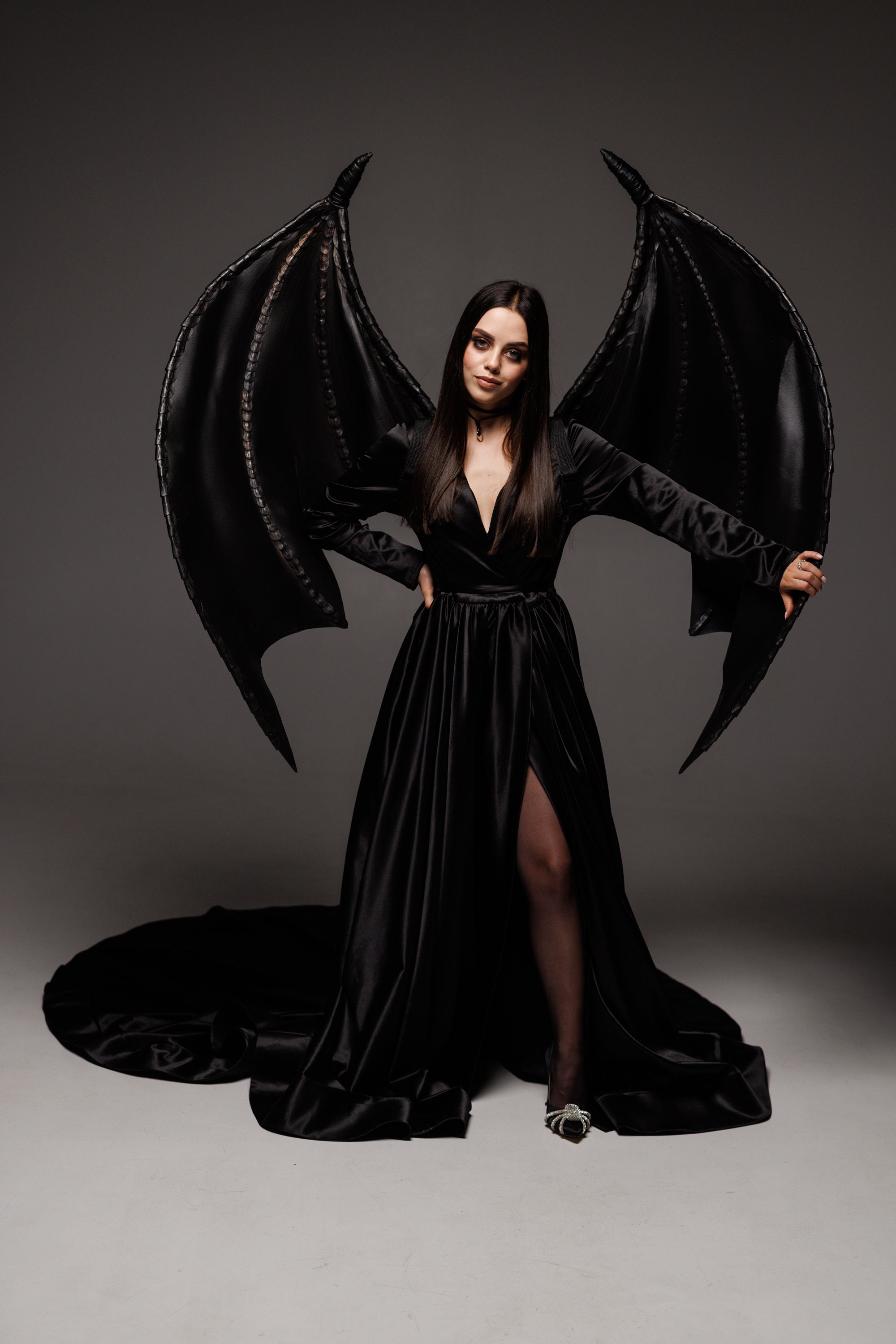 Large Bat Wings | Black Dragon Wings | Bat Wings Cosplay for Halloween ...