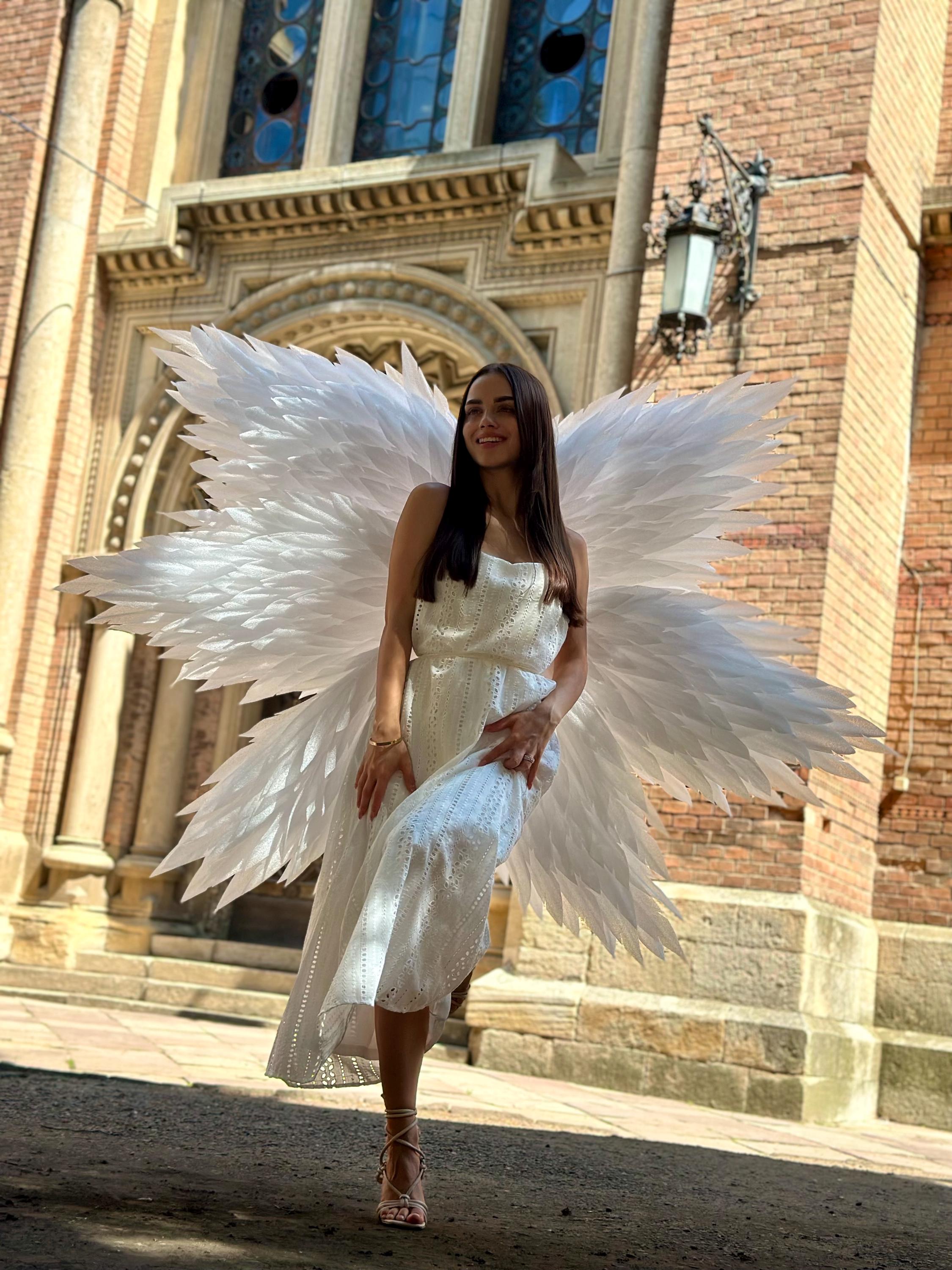 トリートユアセルフ angel wings long dress white トリートユアセルフ angel wings long dress white