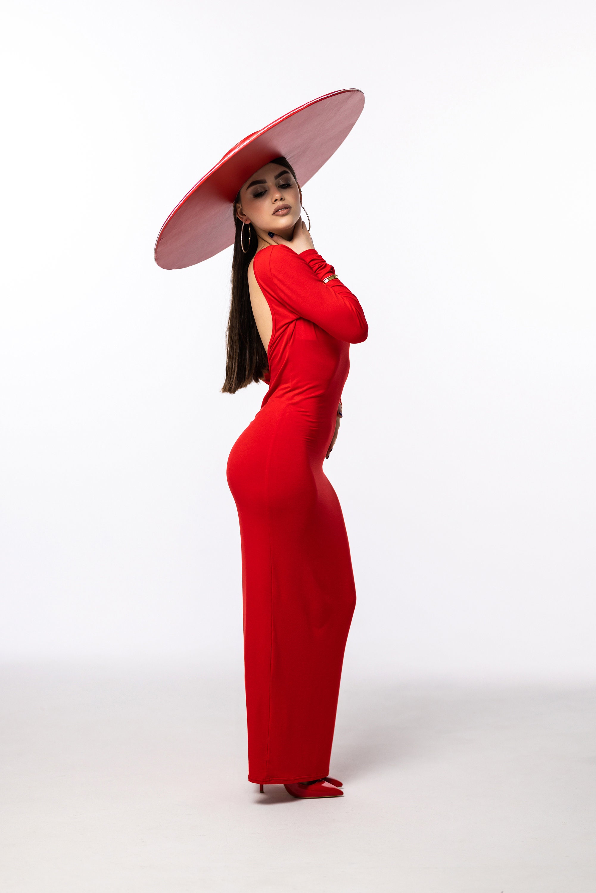Oscar de La Renta Elegant Red Wide-Brim Hat $995 New Oscar de la Renta Sun Yellow Wide Brim Fedora STRAW  main image 4