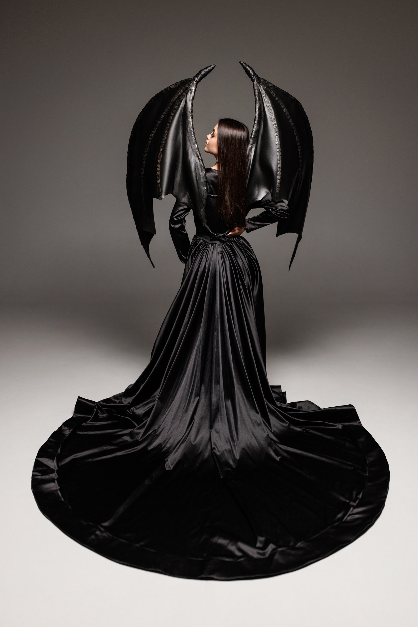 Large Bat Wings | Black Dragon Wings | Bat Wings Cosplay for Halloween ...