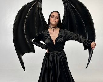 Bristol Novelty BA945 Ali Di Ragno Nere – Accessorio Halloween Per Donna, Taglia Unica, Perfetto Per Costumi