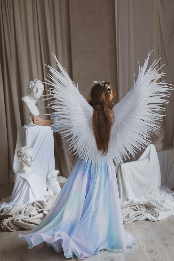 White Angel Wings for Girls | White Archangel Wings | Girls