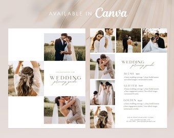 Wedding Photography Pricing Guide: Canva Template (Digital Download)