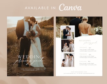 Wedding Photography Pricing Guide: Canva Template (Digital Download)