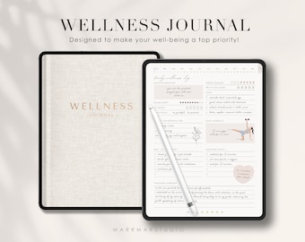 Digital Wellness Journal: Self-Care, Mindfulness, Fitness (PDF)