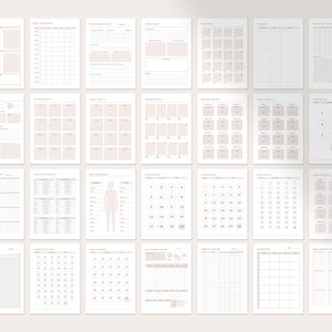 Weight Loss Planner: Fitness, Meal & Body Measurement Tracker (Printable PDF) image 9