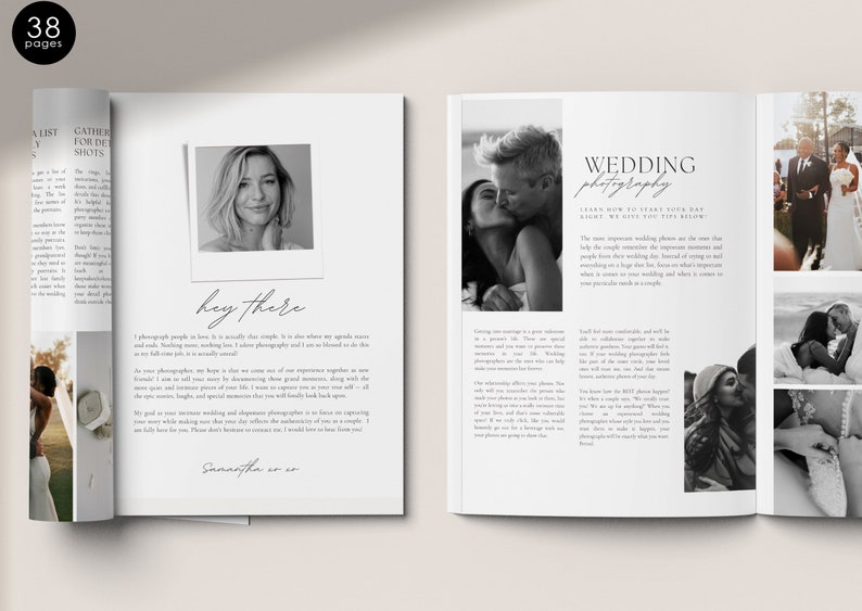 Wedding Photography Client Welcome Guide Template | Canva Guide for Photographers image 7