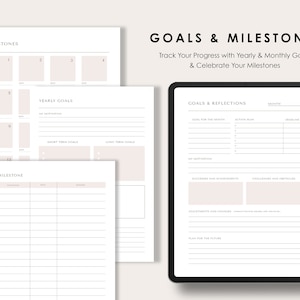 Weight Loss Planner: Fitness, Meal & Body Measurement Tracker (Printable PDF) image 3