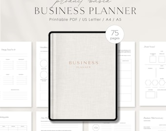 Product-Based Business Planner: Etsy Shop Organizer (Printable PDF)