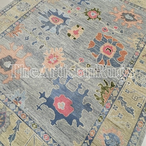 Texture Modern Oushak  Hand knotted Area Rug for Living Room, Bedroom, Office, Kids Room .....(Quick ship)