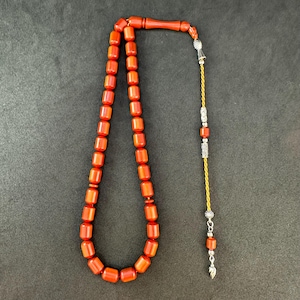 German Fiber 33-Bead Tasbih: Worry Beads