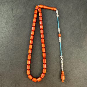 German Fiber 33-Bead Tasbih: Worry Beads